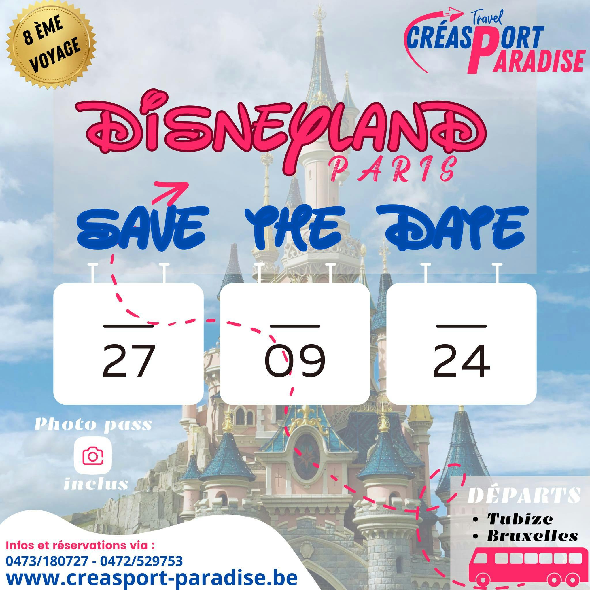 Save the date - Disneyland Paris 2024
