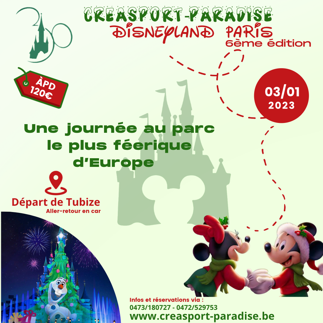 Disneyland Paris ce 03 janvier 