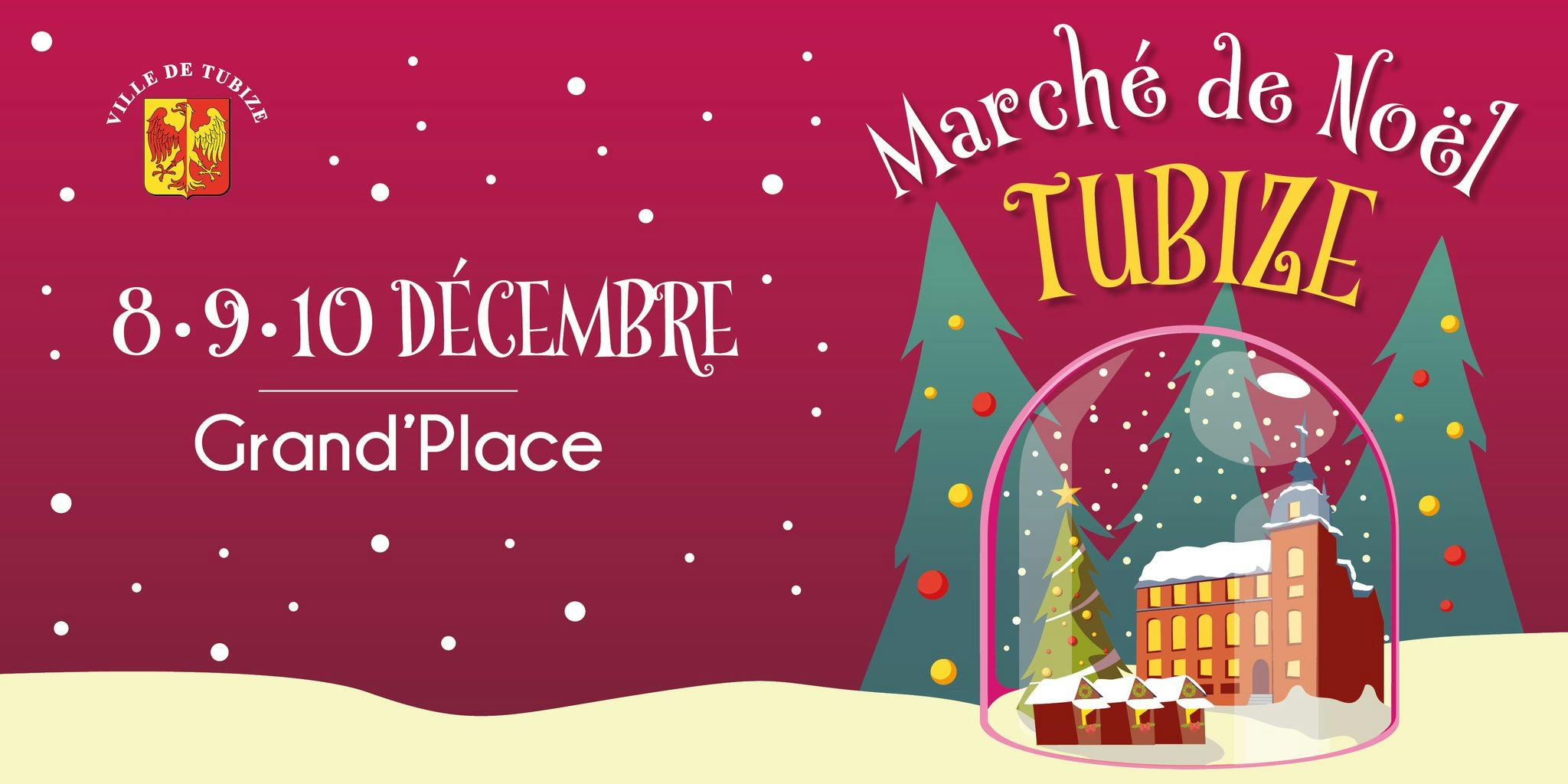 Marché de Noël de Tubize ce week-end